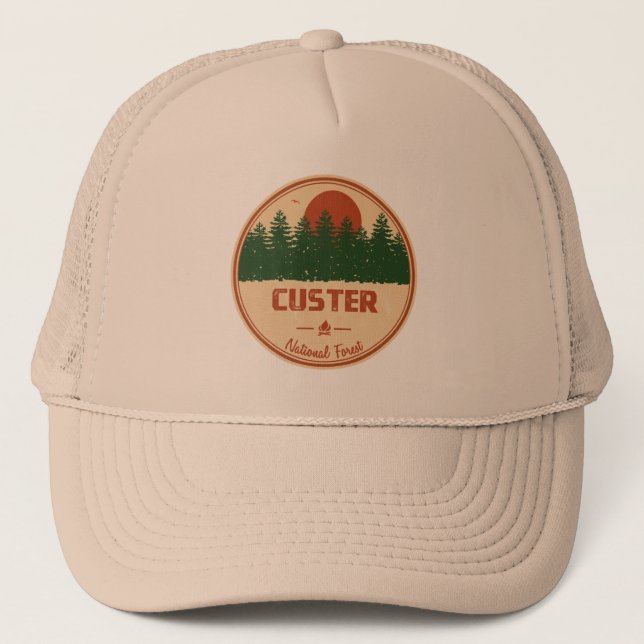 Casquette Forêt nationale de Custer (Devant)