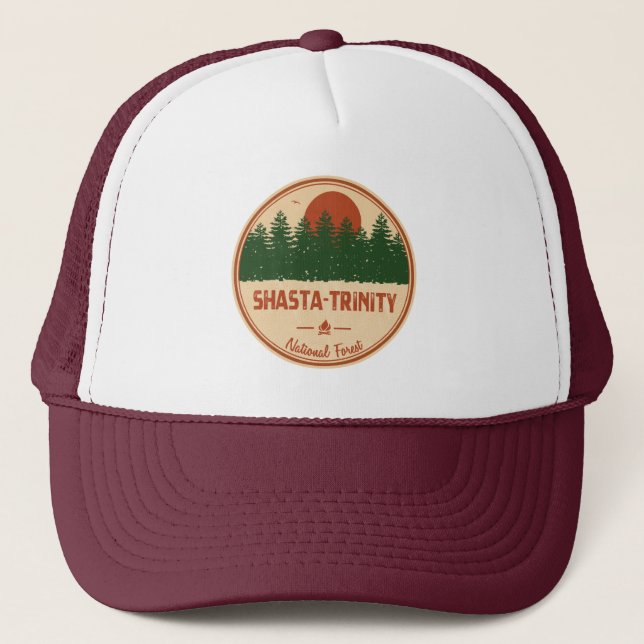 Casquette Forêt nationale de Shasta-Trinity (Devant)