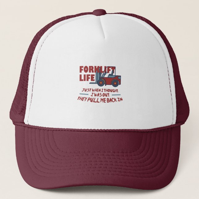 Casquette Forklift Life (Devant)
