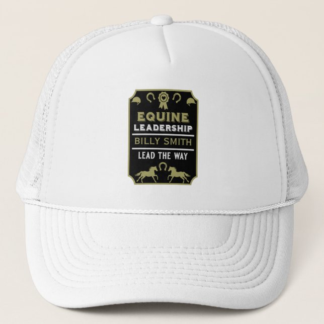 Casquette Formation au leadership équin (Devant)