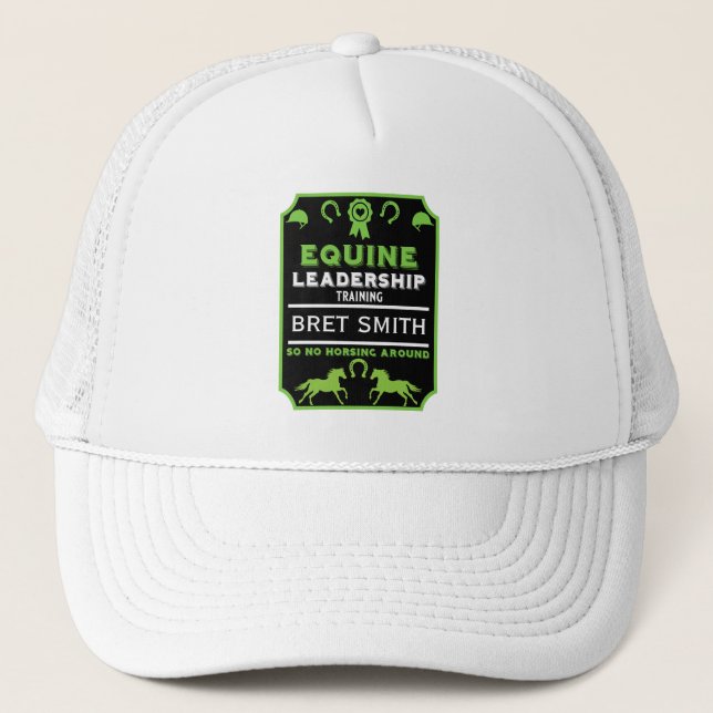 Casquette Formation au leadership équin (Devant)
