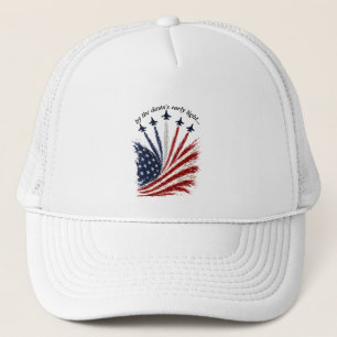 Casquette Formation de jets patriotiques Art du drapeau amér
