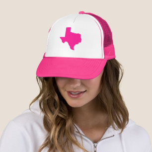 Casquette Forme de Texas rose profond