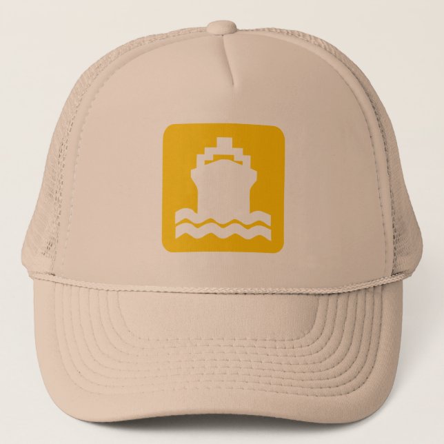 Casquette Forme du navire - Ambre (Devant)