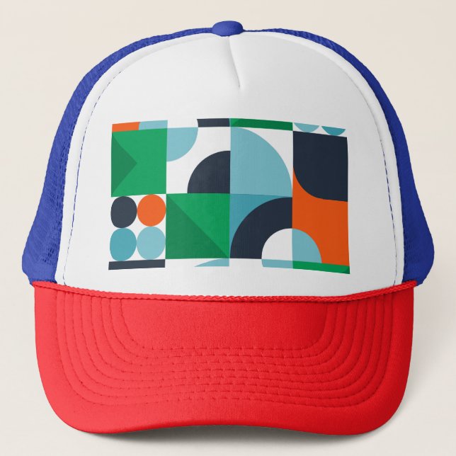 Casquette Formes et formes simples Abstraites (Devant)