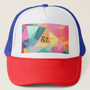 Casquette Formes géométriques abstraites colorées ajoutent l
