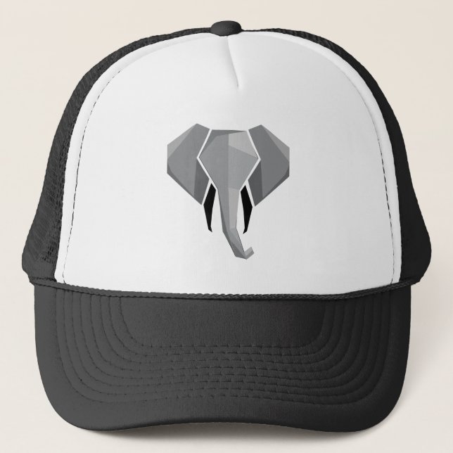 Casquette Formes simples Géométrie Tête d'éléphant (Devant)
