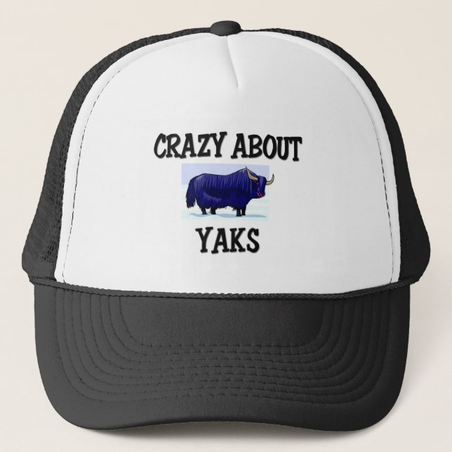 Casquette Fou au sujet des yaks (Devant)