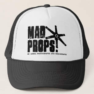 Casquette fou de camionneur d'appui verticaux
