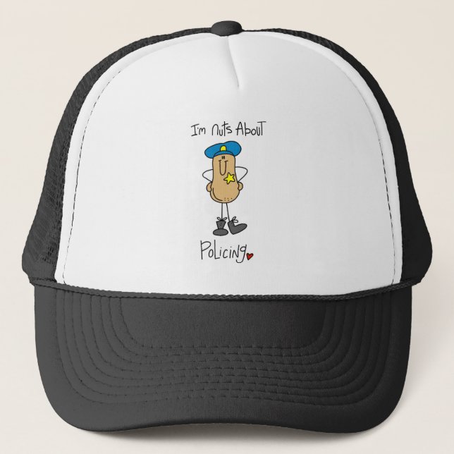 Casquette Fou de la police (Devant)