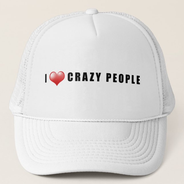 Casquette fou de personnes d'amour (Devant)