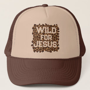 Casquette Fou pour Jésus - Imprimé Léopard