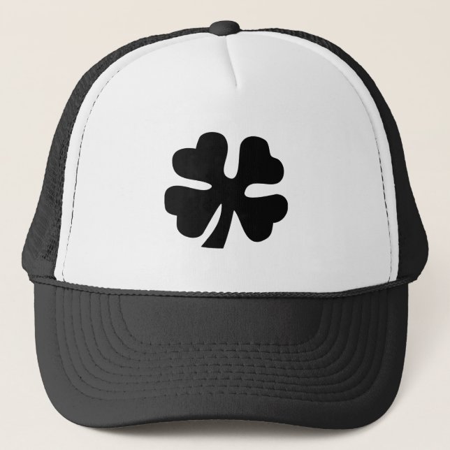 Casquette Four Leaf Clover - Black (Devant)