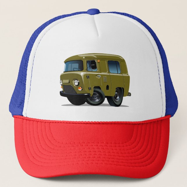 Casquette Fourgonnette de livraison de dessin animé (Devant)