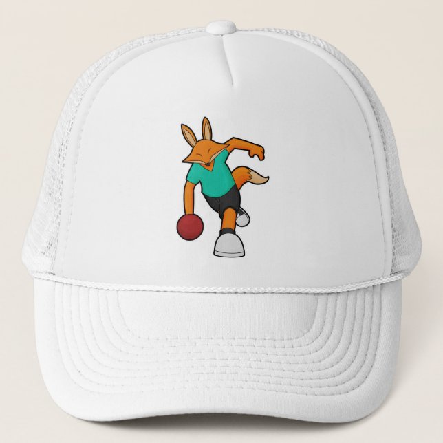 Casquette Fox à Bowling avec Bowling ball (Devant)
