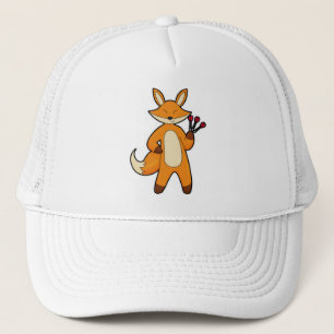 Casquette Fox en Dart player avec Darts