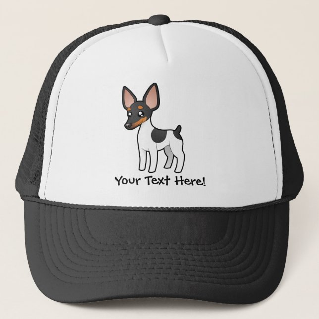 Casquette Fox Terrier de Rat terrier/jouet de bande dessinée (Devant)