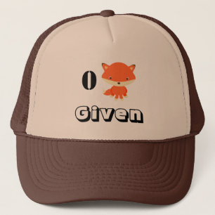 Casquette Fox zéro donné