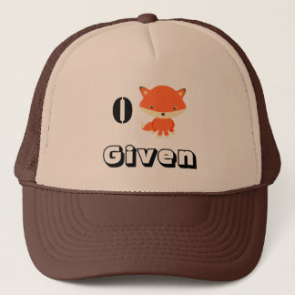 Casquette Fox zéro donné