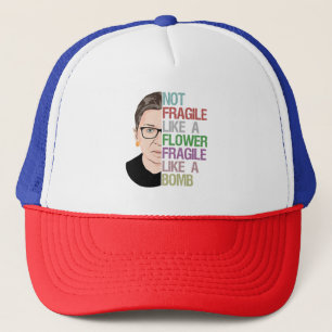 Casquette Fragile comme un RBG de bombe
