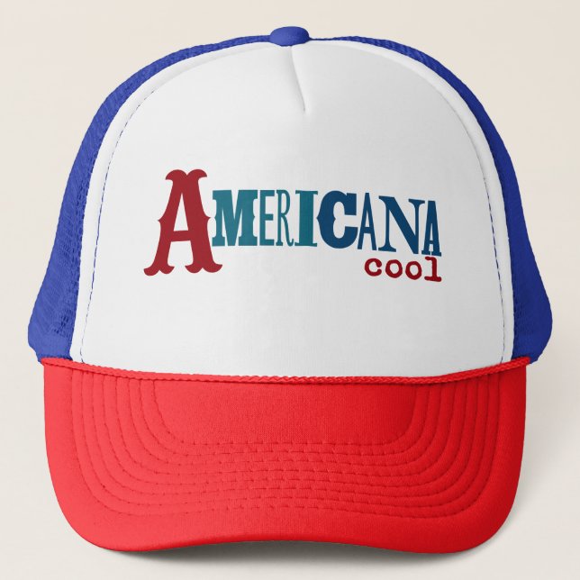 Casquette frais americana de camionneur (Devant)