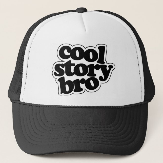 Casquette frais de camionneur de bro d'histoire (Devant)