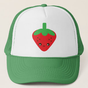 Casquette Fraise Kawaii