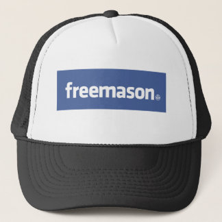 Casquette Franc-maçon, logo de style de Facebook avec petit