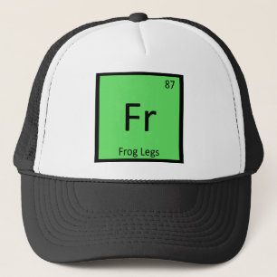Casquette Franc - Symbole de Tableau périodique de chimie d