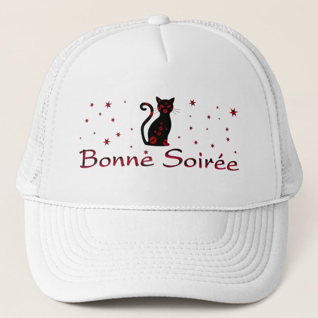 Casquette Français : Bonne Soiree (Devant)