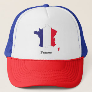 Casquette France Drapeau de la carte Souvenir Design