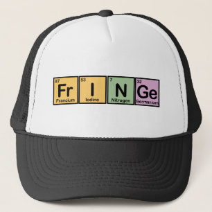 Casquette Frange faite d'éléments