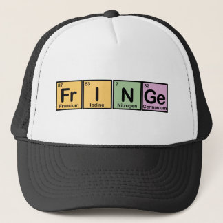 Casquette Frange faite d'éléments