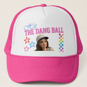 Casquette Frappe donc cette balle, drôle de visage de poupée