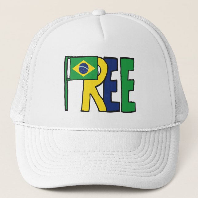 Casquette Free Brazil (Devant)