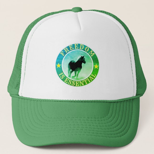 Casquette Freedom (corse, green) (Devant)