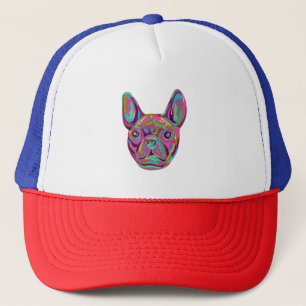 Casquette French Bulldog Tête Française Pop style art
