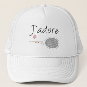 Casquette French Chic J'adore Tennis Player Design