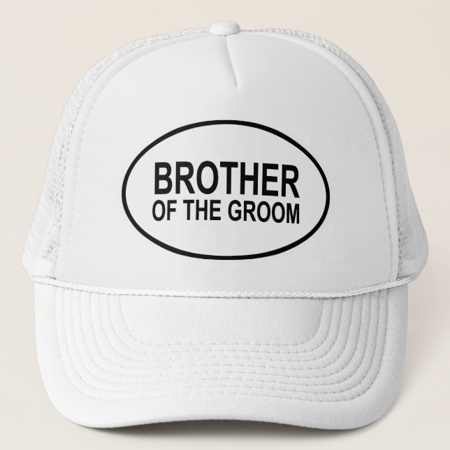 Casquette Frère du marié épousant l'ovale (Devant)