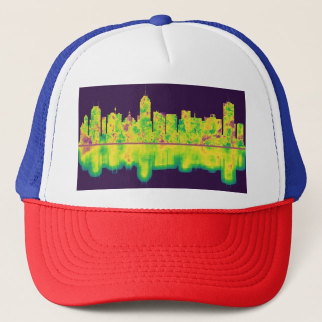 Casquette Fresno California Skyline (Devant)