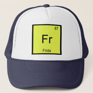 Casquette Frida Nom Chimie Élément Tableau Périodique