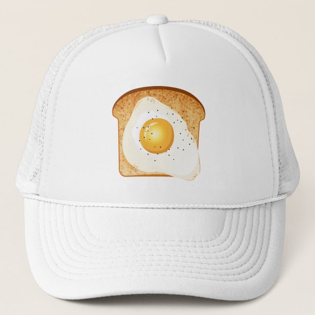 Casquette Fried egg on toast (Devant)