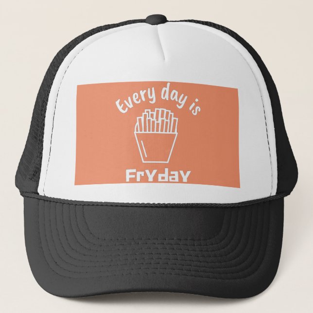 Casquette frites tous les jours c'est vendredi (Devant)