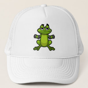 Casquette Frog à Biceps entraînement avec Dumbbells