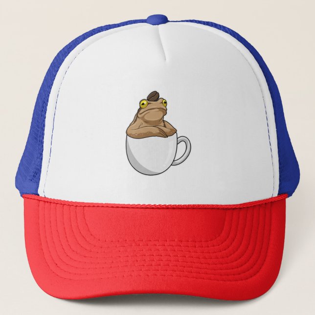Casquette Frog Café Haricot café (Devant)