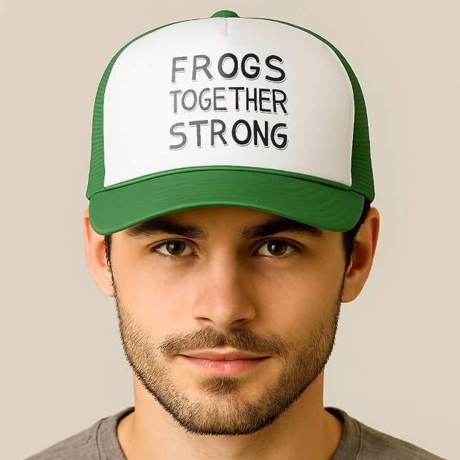 Casquette Frogs Together Strong Portland Frog Protest (Créateur téléchargé)