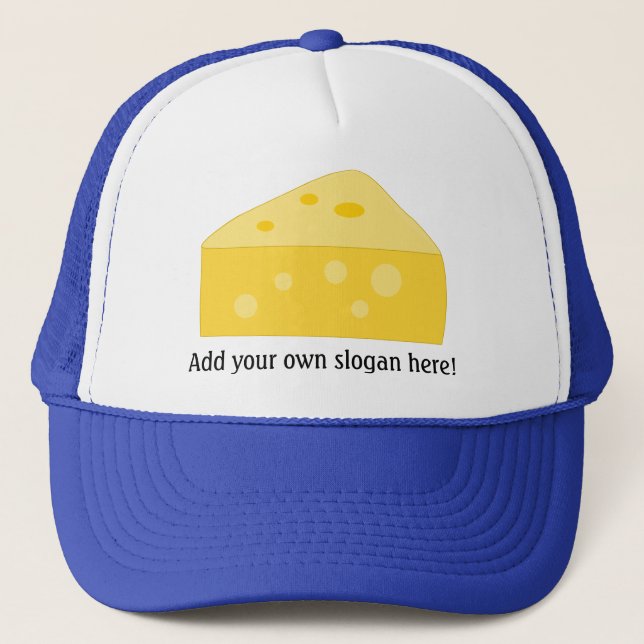Casquette Fromage suisse avec texte personnalisé (Devant)