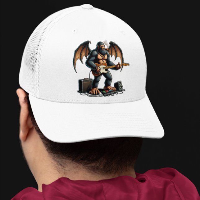 Casquette Frotter des écharpes de pied sur la guitare (Créateur téléchargé)