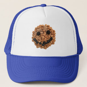 Casquette Fruit souriant mignon et visage de céréales