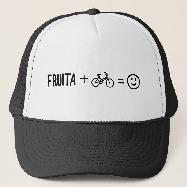 Casquette Fruita Colorado Plus Bikes Makes You Happy (Devant)